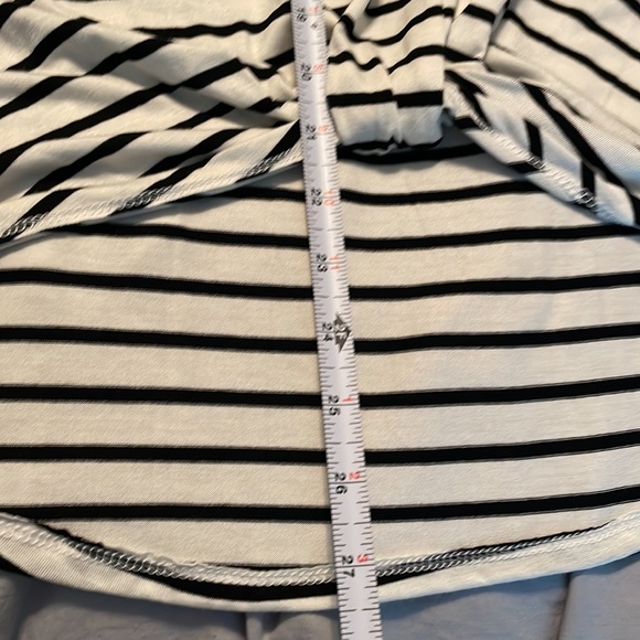 NWOT- 7th Ray- size small- camo/black white striped. Twist front top - Picture 7 of 9